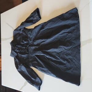 Banana republic ruffle button dress